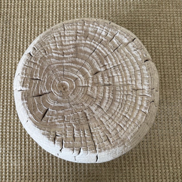 1970s Vintage Elm Table Stump For Sale - Image 5 of 6