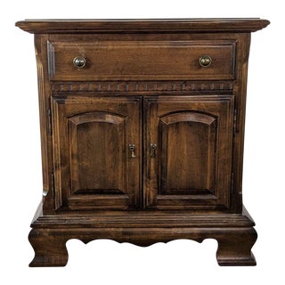 Vintage Ethan Allen Classic Manor Collection Nightstand For Sale