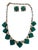 Vintage Coro Necklace and Earring Set For Sale