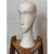 Figurative Early 2000s Modern White Plaster Figural Head Sculpture For Sale - Image 3 of 7