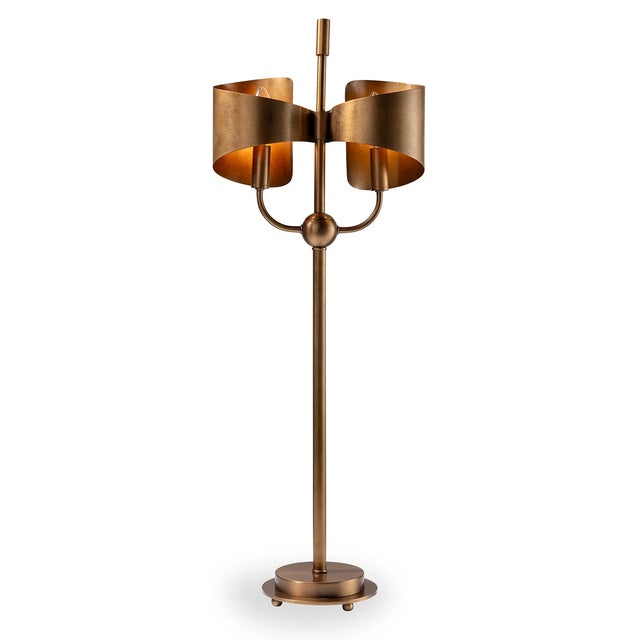 2020s Quinton Brass Lamp For Sale - Image 5 of 8