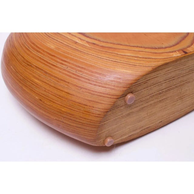 Large Modernist Organic-Form Hardwood Vase by Dick Shanley For Sale - Image 12 of 13