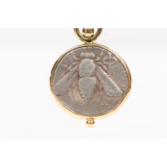 Bee & Stag Tetradrachm w/ 18K gold For Sale - Image 10 of 11