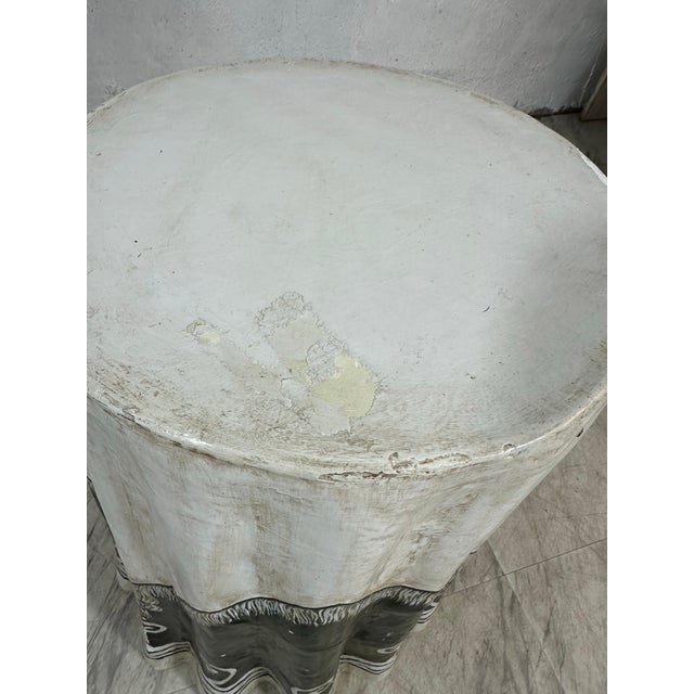 Paper Mache Side Table For Sale In Charleston - Image 6 of 11