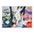 1989 Surreal Female Nude Flowers and Ocean Watercolor Painting For Sale