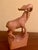 Wood Mid 20th Century Large Black Forest Wooden Ibex (Iberian) Carving For Sale - Image 7 of 12
