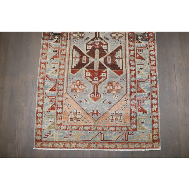 Textile Zabihi Collection Persian Malayer Medallion Small Size Rug For Sale - Image 7 of 7