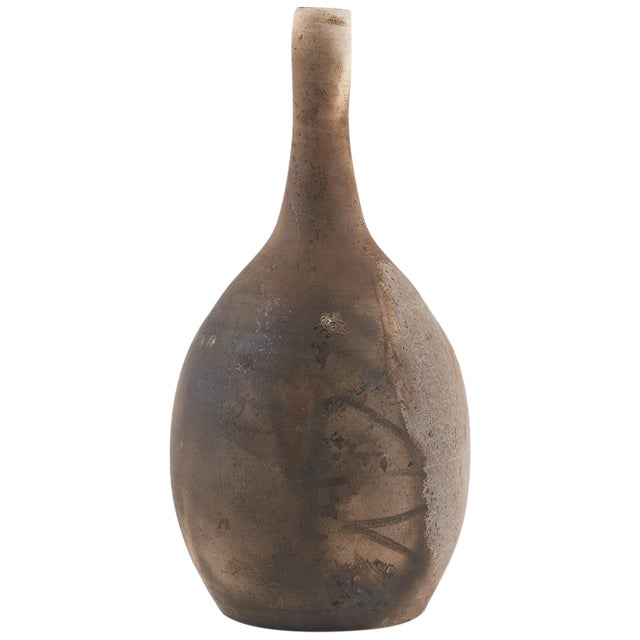 Ryan Mcdonald Ceramic Fire Smoked Pottery Tall Vase 1 Chairish
