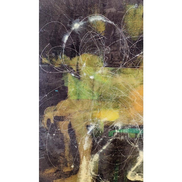Studio Sul Movimento, Figurative Composition, 2006, Mixed Media & Photo Collage Painting For Sale - Image 4 of 10