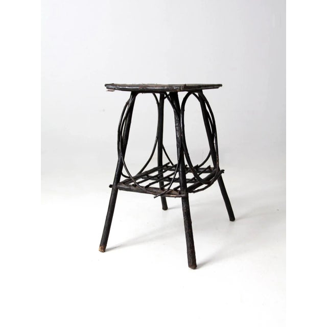 Early 20th Century Antique Adirondack Twig Table For Sale - Image 5 of 13