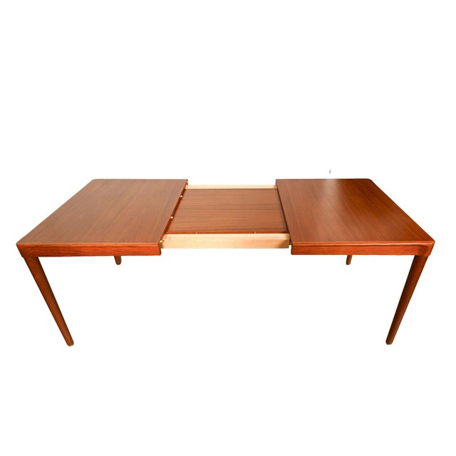 1960s Bramin Teak Dining Table Designed by h.w. Klein Danish Modern For Sale - Image 5 of 7