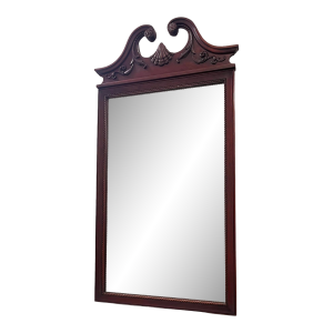 1940s American Federal Style Mahogany Wall Mirror