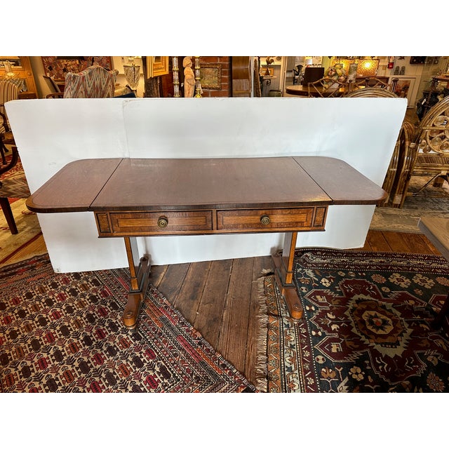 Vintage Drop Leaf Desk or Side Table For Sale - Image 10 of 14