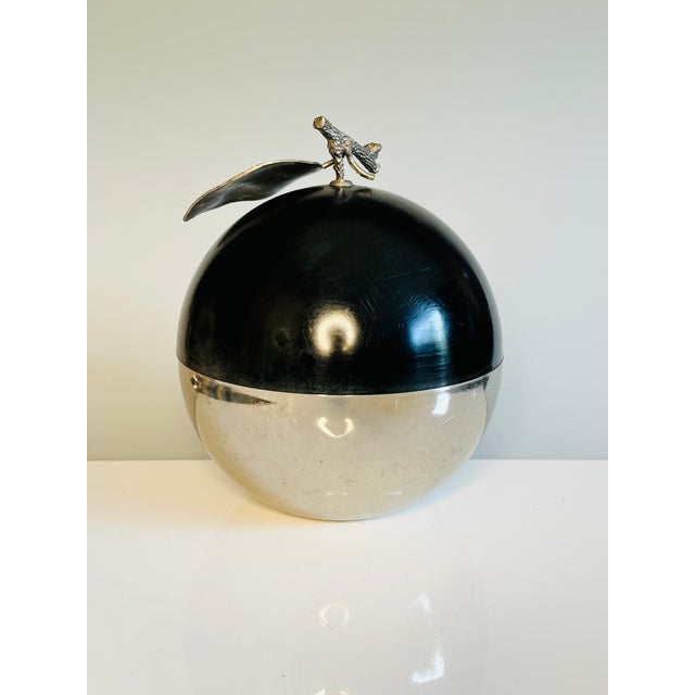 Decorative ice bucket in the iconic 1970s fruit design, designed by Hans Turnwald for Freddo Therm in the 1970s. Alongside...