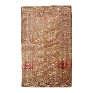 Antique Zabihi Collection Tribal Turkeman Rug - 2'9" x 4' For Sale