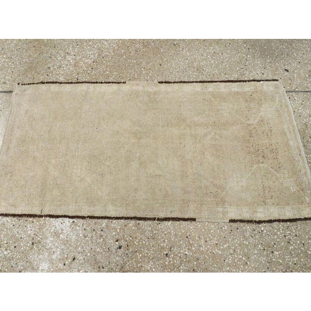 Early 20th Century Galerie Shabab Collection Early 20th Century Turkish Oushak Throw Rug For Sale - Image 5 of 7
