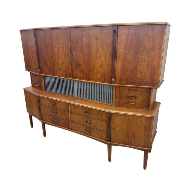 Wood Mid 20th Century Danish Highboard by Holger Christiansen For Sale - Image 7 of 7