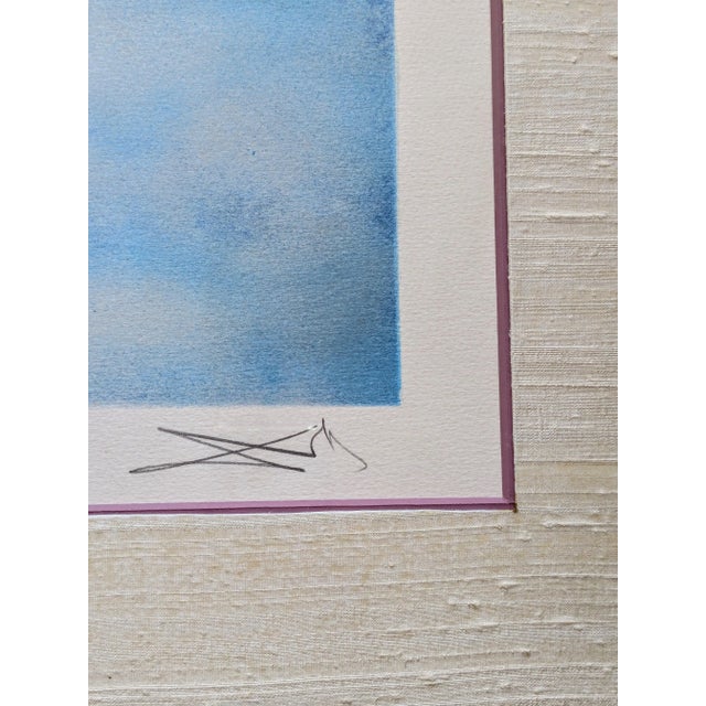 Salvador Dali, The Unicorn, Cheval Allegre, Original Color Lithograph with Gold Spots in Relief, 1970s For Sale - Image 4 of 15