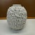Rörstrand Gunnar Nylund Chamotte Art Pottery Vase White Blue Sweden Mid 20th Century 6" For Sale - Image 9 of 10