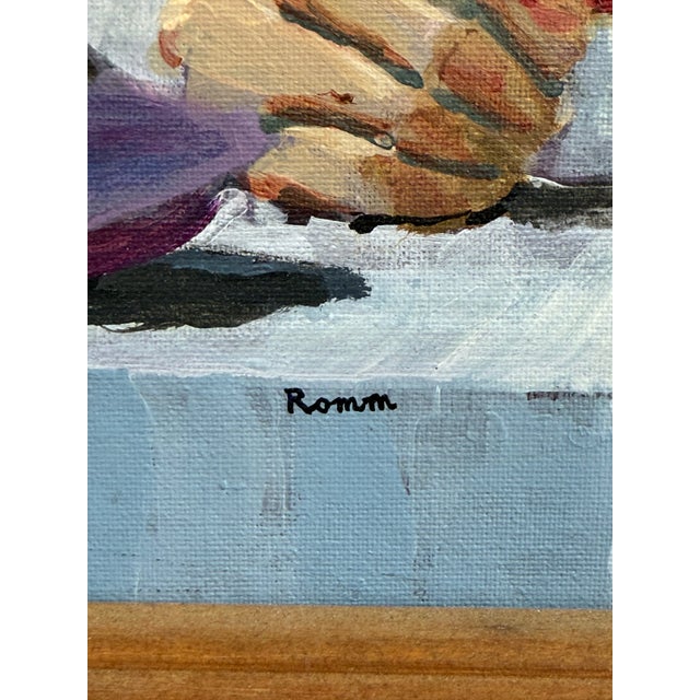 Floss Romm Dworkin Toque Wearing Chef's Portrait Painting, 1991, Yes, Chef! For Sale - Image 12 of 15