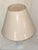 Ceramic Vintage Table Lamp with White Ceramic Base and Cream-Colored Lacquered Shade by Leola, 1970s For Sale - Image 7 of 8