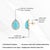 8.88ct Sleeping Beauty Turquoise Solitaire Halo Diamond 14k Gold Earrings- A Pair For Sale - Image 11 of 15