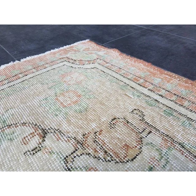 Tribal 1960s Vintage Bohemian Handknotted Tribal Rug- 3′11″ × 6′10″ For Sale - Image 3 of 11