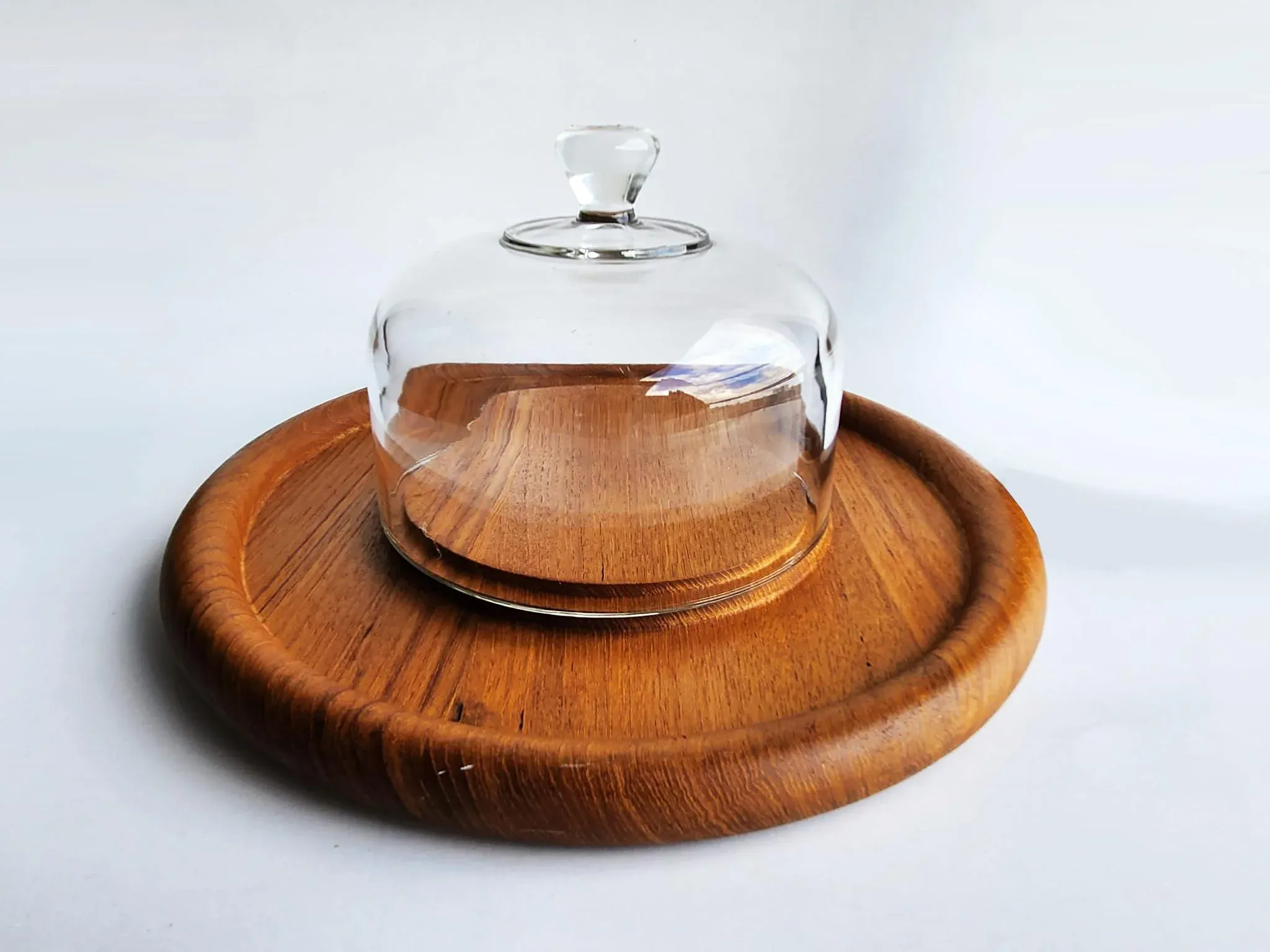 VINTAGE BEN A OXLEY WINSOR CARVED OAK MOUSEMAN STYLE CHEESE BOARD | #426835057