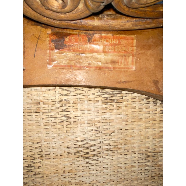 Early 20th Century Exceptional Antique Heywood Brothers & Wakefield Fancy Wicker Armchair, Dating to Circa 1897–1915 (Pre-1921 Maker). For Sale - Image 5 of 11