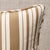 This pillow features Markie Stripe by Mark D. Sikes for Schumacher with a self welt finish. A fresh take on a traditional...