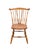 American Pennsylvania House Solid Hard Rock Maple Colonial Early American Fiddleback Duxbury Windsor Dining Side Chair For Sale - Image 3 of 12