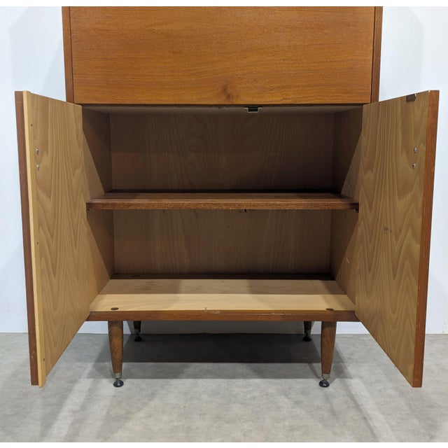 Vintage Cabinet with Secretary, 1960s For Sale - Image 6 of 9