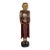Vintage Buddha Buddhist Carved Wood Burmese Thai Monk Statue For Sale