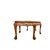 Brown Mid-Century Modern Hand-Carved Asian Opium Nesting Table For Sale - Image 8 of 18