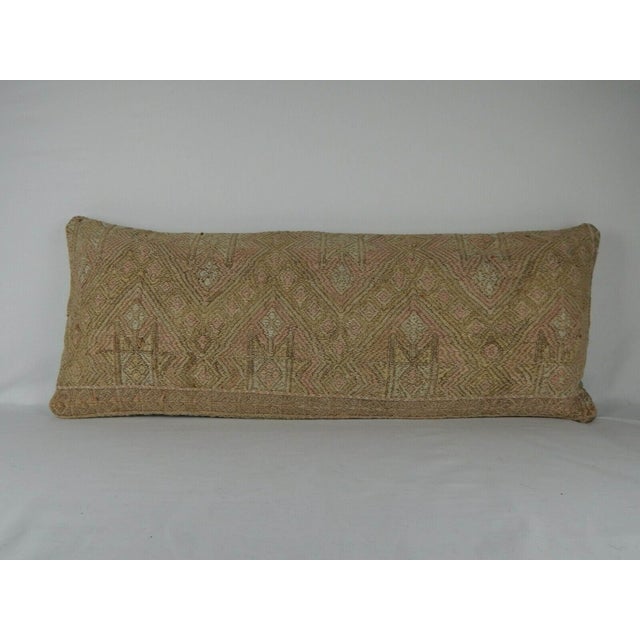 16 X 40 Inch Hippie Bedding Kilim Pillow Cover Handwoven Wool