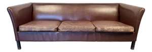 Mid 20th Century Vintage Leather Couch
