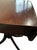 Antique English Regency Style Mahogany Drop Leaf Pedestal Side Table With Drawer For Sale - Image 9 of 10