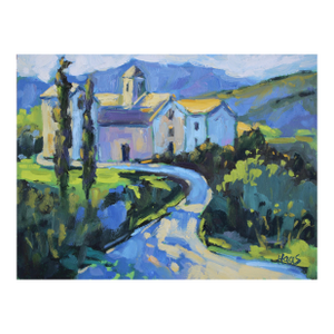 Modern Impressionist Landscape (Original Oil on Canvas)