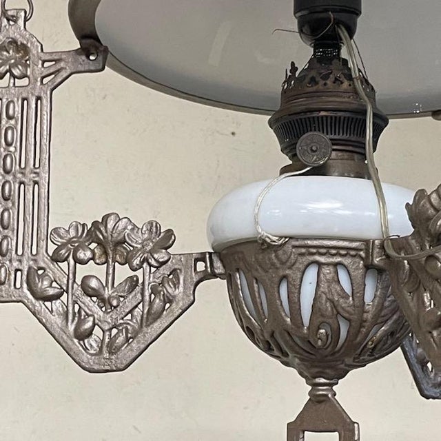 Antique Liberty Chandelier with Ups and Downs, 1920s For Sale - Image 6 of 14
