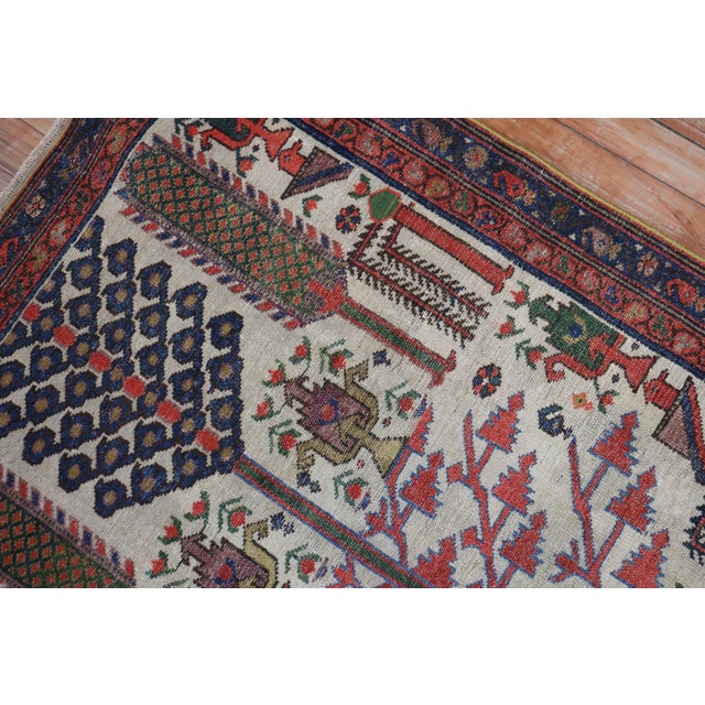Contemporary Early 20th Century Willow Tree Persian Runner - 3'2" x 13' For Sale - Image 3 of 18