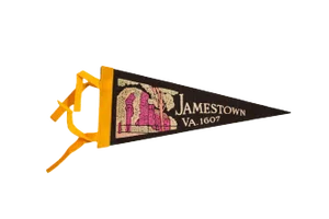 Vintage Jamestown, VA Felt Flag