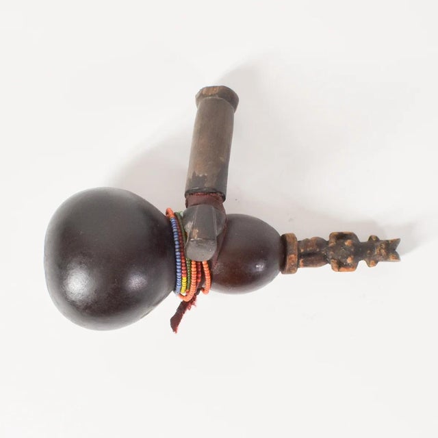 Early 20th Century Early 20th Century Old Nyamwezi Diviner's Medicine Gourd Tanzania For Sale - Image 5 of 10