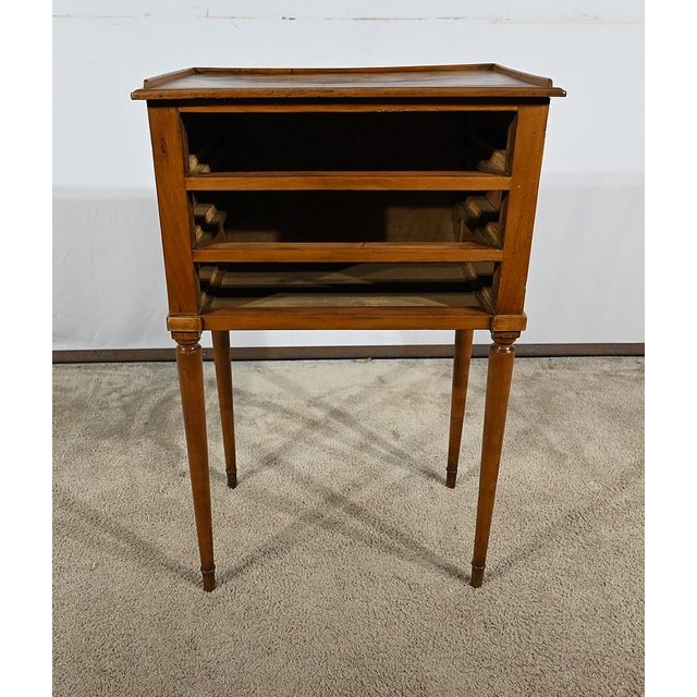 Small Living Room Table in Cherry and Walnut For Sale - Image 16 of 18