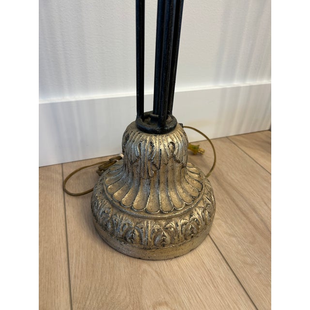 Pair of Stunning Vintage Maitland Smith Penshell Floor Lamps For Sale - Image 6 of 15