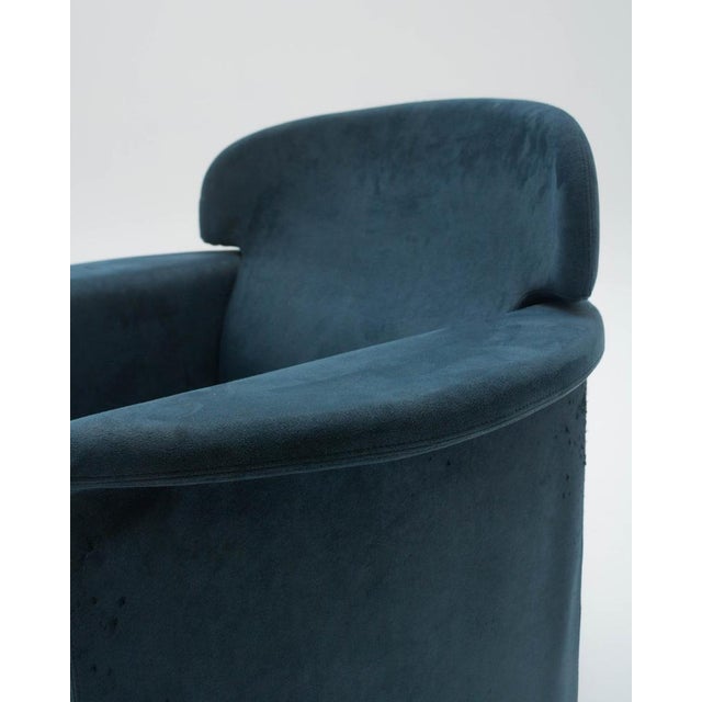 Space Age-style armchair, designed by the renowned Italian couple Afra and Tobia Scarpa for the Spanish firm Casas around...