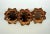 A matching set of six Arts and Crafts period fluted and flaring copper dishes / chargers by Marie Zimmermann (1879-1972),...