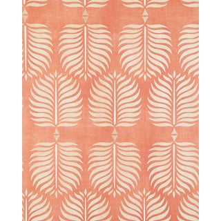 Serena & Lily Burnt Orange/Sand Granada Wallpaper For Sale