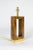 Mid-Century Modern 1970s Geometric Faux Bois Burl Wood Table Lamp For Sale - Image 3 of 9