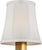 Transitional Visual Comfort Signature 4" Silk Soft Empire Shade For Sale - Image 3 of 3