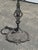 Vintage French Country Black Wrought Iron Set of Two Fireplace Tools For Sale - Image 10 of 15